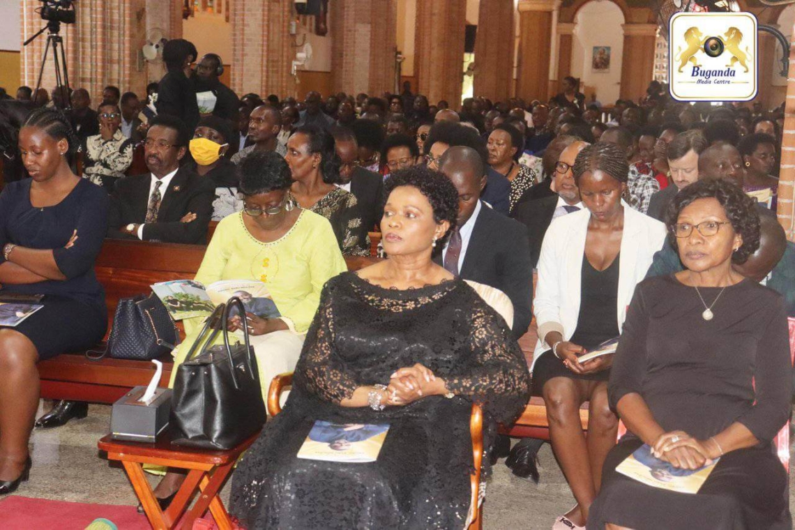 Nnabagereka Sylvia Nagginda was among those who attended the requiem mass for the late Cedric Babu Ndilima at Lubaga Cathedral Nnabagereka Sylvia Nagginda was among those who attended the requiem mass for the late Cedric Babu Ndilima at Lubaga Cathedral